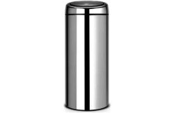 Brabantia 30L Touch Bin - Brilliant Steel.